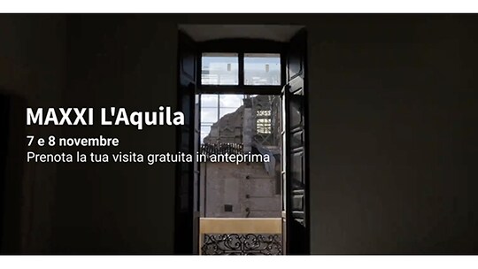 copertina Un nuovo Maxxi a L&#39;Aquila. L&#39;arte sa medicare le ferite di una citta&#39; 