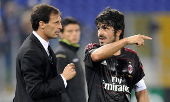 Risultati immagini per allegri gattuso foto insieme