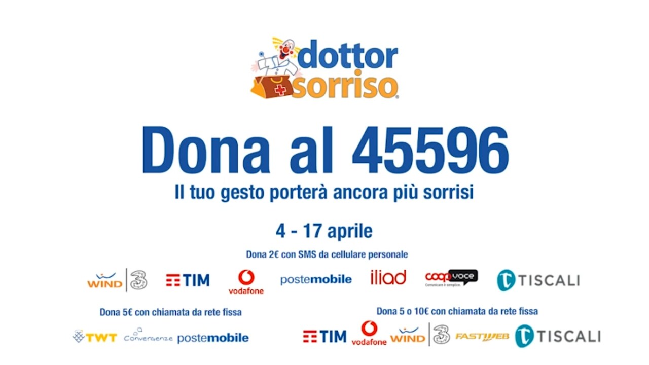 Dona al 45590 per i bambini in povertà!