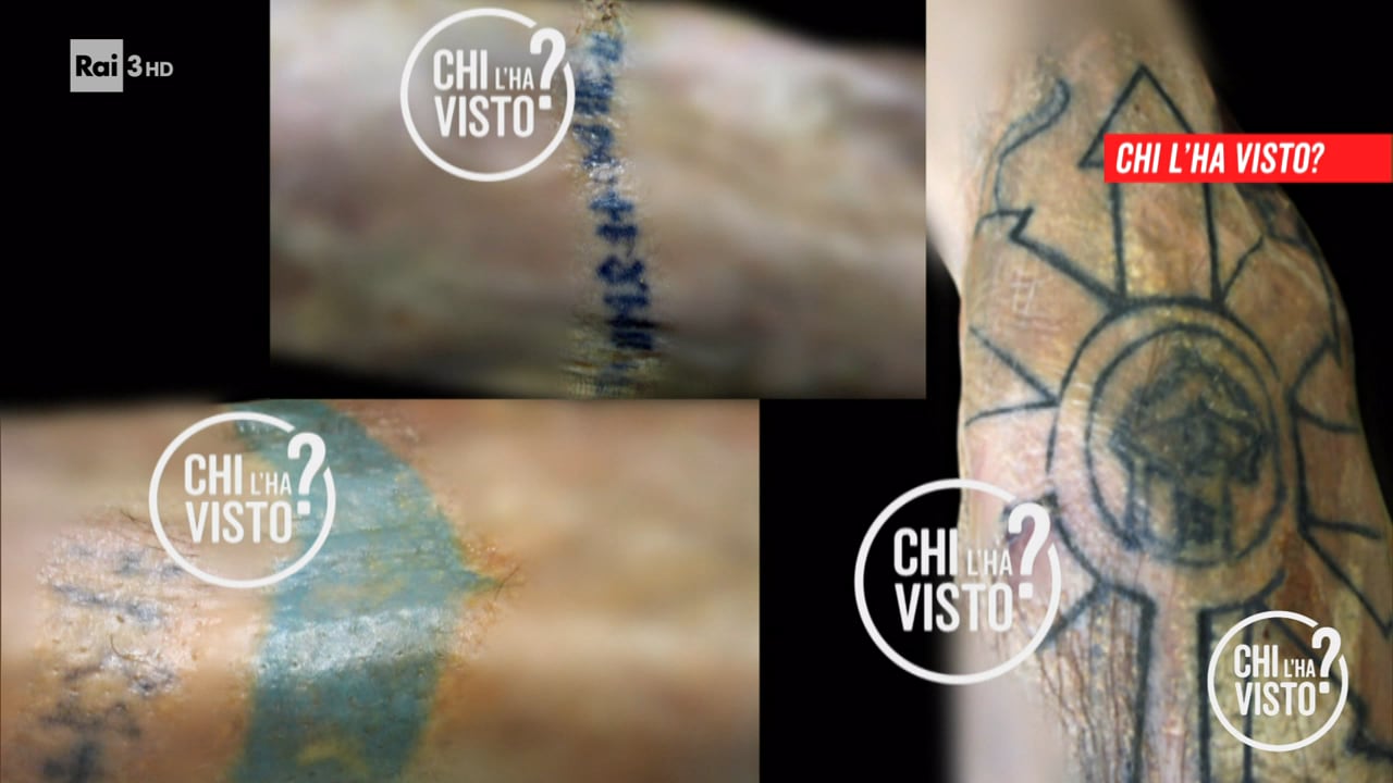 Lo sconosciuto della Val di Fiemme: riconoscete oggetti e tatuaggi? - Chi l&#39;ha visto? - 18/05/2022