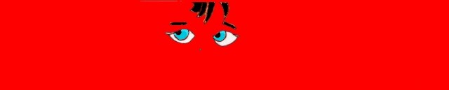Immagine di Nero(Per leggerne la descrizione proseguire nel link) Nell'oscurit� si vedono i suoi occhi ed un ciuffo di cappelli di colore rosso.