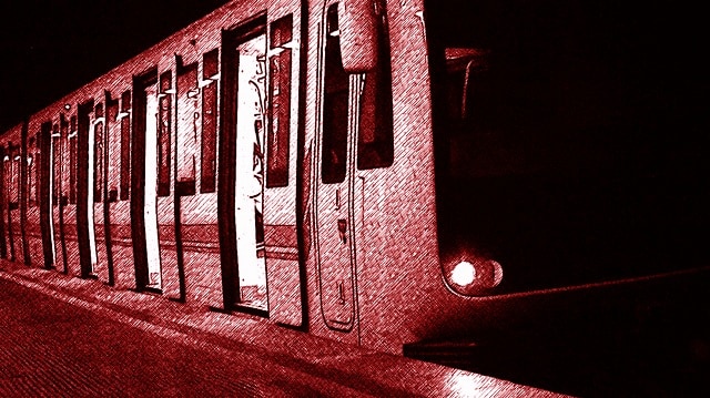 Immagine di vagoni con gli sportelli aperti (Per leggerne la descrizione proseguire nel link). Il treno fermo al binario con gli sportelli aperti.