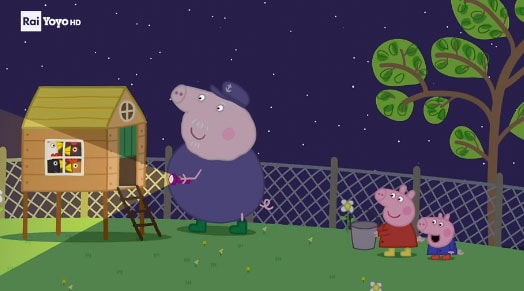 Rai Yoyo Peppa Pig - S6E9 - Night animals - Versione inglese