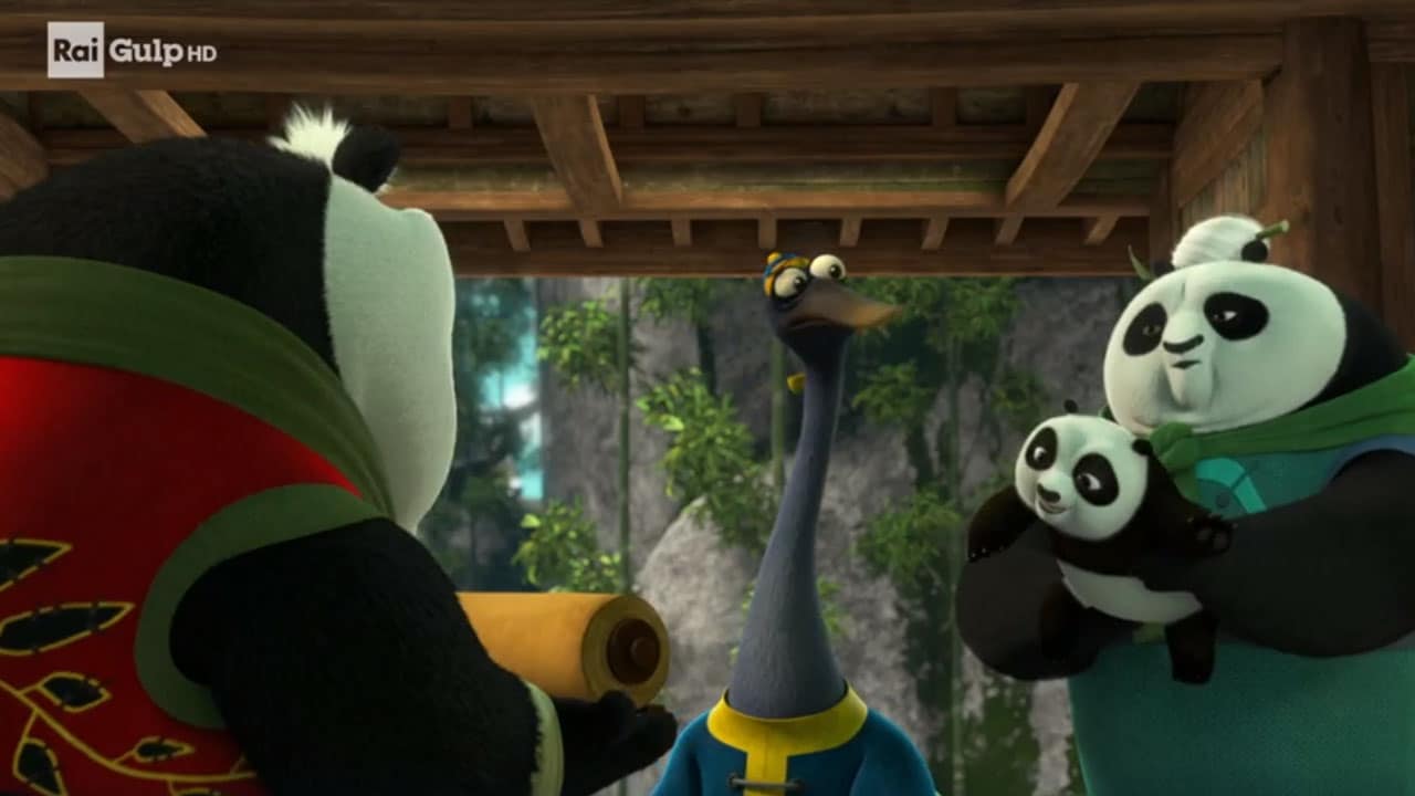 Rai Gulp Kung Fu Panda - Le zampe del destino - S1E2 -  Il Drago Blu gioca con il fuoco