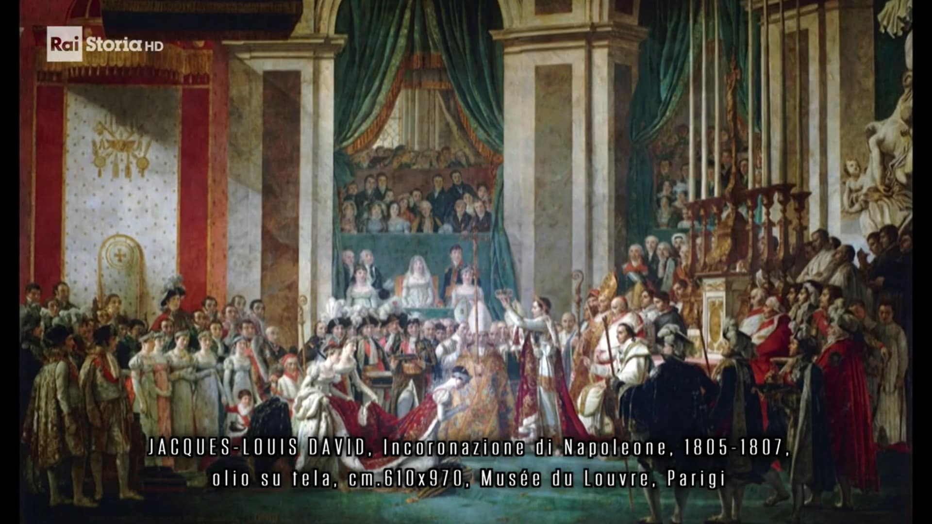 Rai Storia Iconologie Quotidiane. Jacques-Louis David. L'incoronazione di Napoleone pt.3