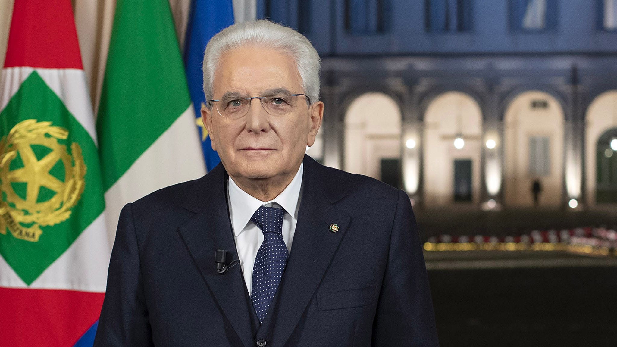 Rai 2 Messaggio di fine anno del Presidente della Repubblica Sergio Mattarella - 31/12/2024