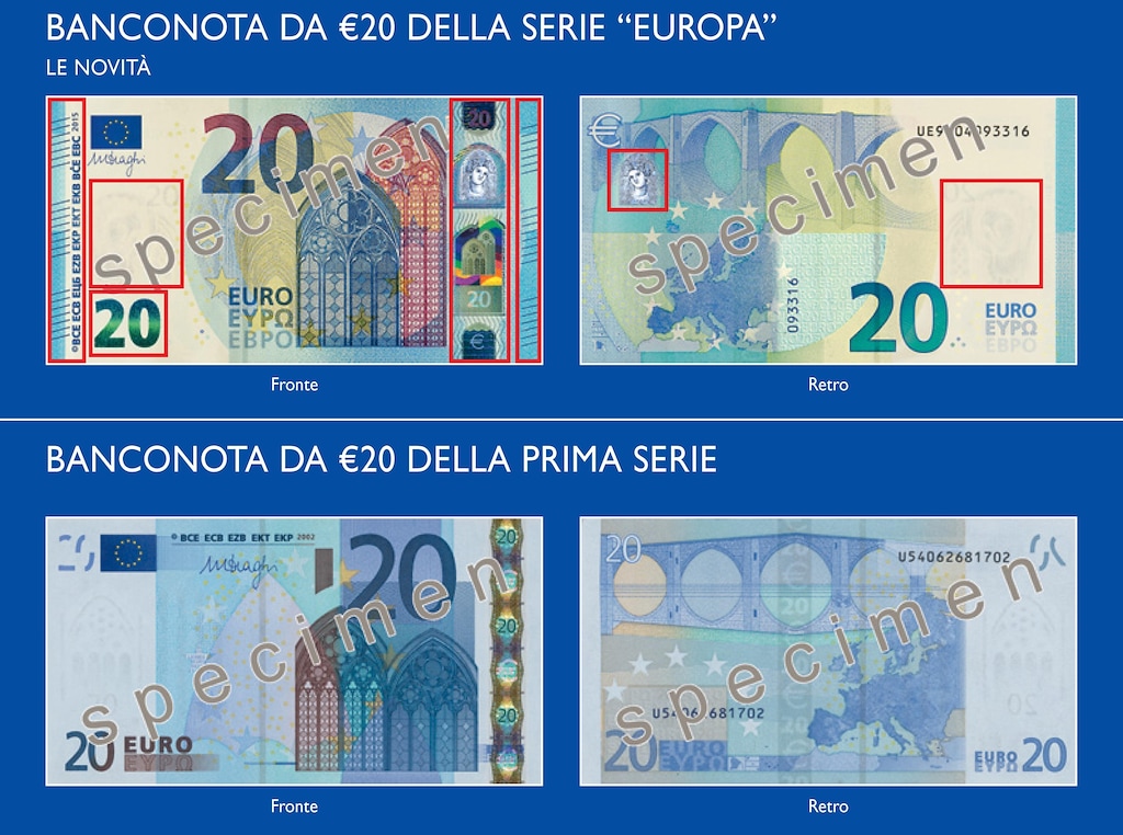 Ecco La Nuova Banconota Da Euro In Circolazione Dal Novembre Photogallery Rai News