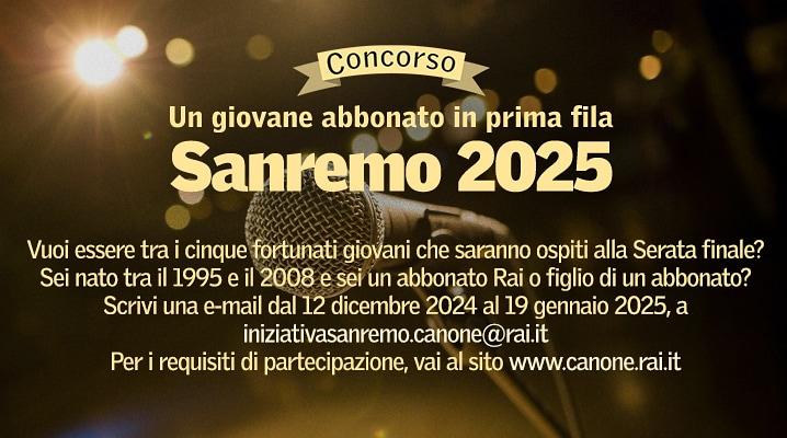 Concorso Sanremo 2025